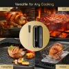 CONTROL INKBIRD 2IN1 Matlagning Bluetooth BBQ Termometer Verkligen trådlös kötttermometer Smart App Control Temperatur Oven Grill