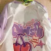 Women T Shirt Fruit Print Harajuku Tshirt Kawaii Loose Short Sleeve Cute Oversized Tee Clothes Y2k Top Anime Graphic T-shirt 240422
