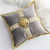 Pillow Middle East Luxury Ceramic Incense Burner Pillow Censer Holder Creative Golden Cushion Home Tea House Yoga Accessories