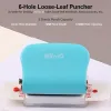 Epilators 6hole Punch Notebook Round Hole Standard Punch Hine Planner Papers Puncher para A4 A5 B5 Scrapbooking Rings Binding Rings T4G6