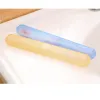 Teste 1 pcs da viaggio portatile per spazzolino dentellino copertura vuoto spazzolino proteggere la scatola suscelli da denti suscelli di plastica protettore scatola di stoccaggio di plastica