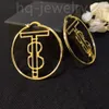 2023 Hoop Orenings for Women Men Designers Orecchini per le lettere Mashion Gioielli Luxurys Dimond F Earring 925 Silver Boucles Necka284b