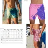 Men Shorts Color Changing Swimming Boys Bathing swimwear Discoloration Board Summer Beach Trunks Basketball Short Pant trouser