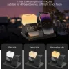 Laders 6 in 1 opvouwbare lamp draadloze lader kussenstandaard wekker voor iPhone 14 13 12 11 x xr AirPods Pro snellaad dokstation