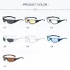 Sunglasses Emosnia 2000S Fashion Punk Sunglasses Mens Fashion Glasses Y2K Cool Future Technology Trends Goggles Bicycle Glasses J240423