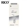 Saxophon Rico Hee Alt Sax Reeds / Saxophon Alto Eb Reeds Stärke 2.5#, 3# Box von 5