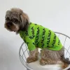 Maglioni popolari maglione da pet cucciolo per pet lussuoso cane da bagno di lusso a strisce cardigan maglione maglione di moda marca vestiti per cani da cane bulldog schnauzer