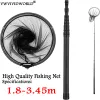 Tillbehör VZB 1.83,45 m bärbar kolfiske netto Fish Landing Hand Net Foldbar Collapsible Telescopic Pole Handle Fishing Tackle