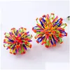 Inne wesela Favours Magic Ball Funny Toy Kid Telescopic Telescopic Sphere Mini Kids Rainbow Colorf Flower Drop Prezentacja wydarzenia DHX9P