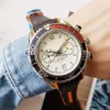 2019 NUEVA Marca Europea Haima Fashion Five Needle Silicon Cape Mens Quartz Watch