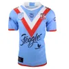 Jersey de hombres 2022 gallos australianos en casa/lejos camiseta de manga corta rugby