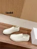 Casual Shoes 9.28 Klasonbell slip-ons loafers sneakers kvinnor äkta läder tjock sula brittisk stil rund tåbräda