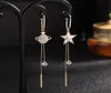 Novo Projeto de Brincos de Mulheres de Cristão Pentagrama Retro Tassel Long Tassel com Diamonds Ear Studs Celebridade Luxo Jewel1978280