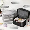 Opbergtassen Dames transparant gaas ideaal voor cosmetica make -up en toiletartikelen kit reisverkoop Succes Make -up organisator tas