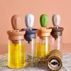 Brushes Silicone Oil Measuring Bottle Barbecue Grill Brush Dispenser Pastry Steak Tank Storage Dropper Baking Cooking BBQ Kitchen Tool