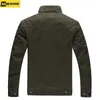 Jackets masculinos Men Bomber Jacket 2024 Spring Autumn Cotton Exército Tactics Green Coat Marca Outwear Moda Casual ao Outdoor Me