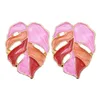 Peloton de luxe de luxe shuangshuo nouveau rêve petit boucles d'oreilles de feuilles bohèques pour femmes mode mignonne fille boucles d'oreilles monstrea accessoires bijoux cadeau d240323