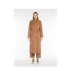 Designer Coat Cashmere Coat Luxury Coat Maxmara Wool Bathrobe Coat Camel