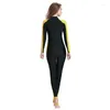 Menas de banho feminina Mulheres Proteção solar Proteção de manga comprida Surfando praia Nada de mergulho Suporte UPF50 Protetor solar Push Up Push Up Rash Guard