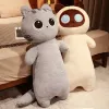 Zabawy piękne pluszowe długie zabawki kota poduszka miękka sleka poduszka na napęd