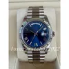 Mens Watches 40mm 완전 자동 기계 운동 스테인리스 스틸 고품질 Sappire Glass Montre De Luxe Premium Man President Watch