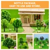 Decorative Flowers 3 Bags Fake Lawn Material Artifical Moss Tree Scene Building Model Realistic Powder Scenery Basing Artificial For