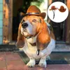 Abbigliamento per cani 2 PC per abiti da cowboy Accessori per le forniture per le forniture decorazioni in cotone bandana decorativa