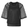 Blouses voor dames gaas patroon kleding