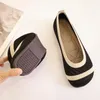 Casual Shoes 2024 Summer Hollow Out Flat Ballet Women Cozy Square Toe Loafers