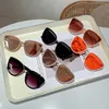 Sunglasses KAMMPT Extra Large Cat Eye Sunglasses 2024 New Retro Gradient Mirror Outdoor Glasses Luxury Tren Brand Design Womens Umbrella J240423