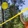 Pallavolo portatile beach pallavolo netta pieghevole a pallavolo regolabile badminton tennis con palo da supporto per allenamento interno o esterno