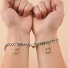 Brins 2pcs Nouveaux bracelets aimant couple de couple en peluche