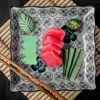 Dekorativa blommor Sushi Divider Grass Decoration: 1000st Bento Box Green For Kitchen Plants Living Room Decor Restaurang Vinrankor