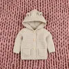 Sweaters New Autumn Winter Sweaters Baby Boys Girls Cartoon Cardigan Ears Clothing Newborn Knitted Jackets Hooded Long Sleeve Baby Coat