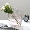 アクアリウムクリエイティブノルディックインスタイルバッグガラス花瓶ハンドバッグ水耕栽培花