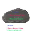 Gravestones All Contents Can Be Customized Rockery Shape Memorial Stone Or Garden Decoration Stone Indoor/Outdoor Loss of Pet Sympathy Gift