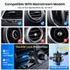 Мотолетние крепления держатели Topk Car Vent Holder3-Point Support Extendable Metal Hook Операция с одним рукой с высокой стабильностью крепление телефона для автомобильного вентиляционного отверстия Y240423