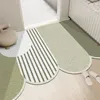 Tapis tapis de sol de l'anneau de soie minimaliste pour l'entrée résistante à la saleté et PVC résistant à l'usure