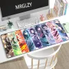 PADS MRGLZY ANIME KIMETSU NON YAIBA MOUSE PAD Large Demon Slayer Bureau tapis Computer Gamer Gaming Péripheral Accessoires Mousepad