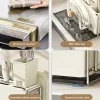 Storage Kitchen Knife Rack Shelf Household Multifunctional Knives Chopsticks Countertop Wallmount Cutting Board Storage Racks