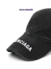 Новая мода спортивные бейсболки хип -хоп лица Brapback Golf Caps Blnciaga 23FW9 Мужской логотип Старая бейсбольная шляпа 7451324