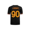 24 25 Dybala Lukaku Soccer Jerseys Aouar Player Fans Maglia Pellegrini Belotti Smalling Abraham Totti 2024フットボールシャツRomes Mancini Men Shaarawy