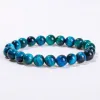 Brins jd natural pierre bleu tigre oeil des bracelets perles femmes hommes reiki guérison yoga méditation charme bracelets pulseras bijoux cadeau