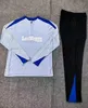 2023 2024 Tracksuit Men Football Training Suit 23/24 Half Zipper Jersey Jacket Kit Vuxen och barnfotbollsspår S-2XL