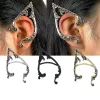 Earrings Minority Ear Hook Solid Color Fashion Design Lady Pierced Earrings Korean Ear Bone Clip Gothic Elves Ear Cuff Women Earrings