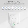Plugs 26R2 Sonoff US FR DE BR Plug WiFi Smart Socket LAN CONTROL TIMING PLIG Support Alexa Google Ewelink Yandex Alice SmartThings