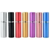 Partihandel 5 ml Travelstorlek Refillerbar aluminium Parfym Sprayflaskan Läcka Proof Atomizer Portable For On The Go Fragrance ZZ