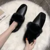 أحذية غير رسمية Zuzi Flat Lofers Furry 2024 أزياء الخريف والشتاء بالإضافة