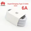 Laddare Huawei 66W Original Quick USB Wall Charger Travel Supercharge Overcharge 6A Typ C -kabel för Mate40 30 P40 Pro Nova8 SE P30 P40