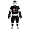 Hockey H400 -Serie Hochqualität leichte und dünne atmungsaktive schwarze personalisierte Eishockey -Praxis Jersey Large Street -Shirtgrößen